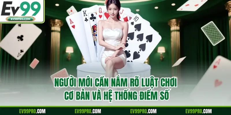 Người mới cần nắm rõ luật chơi cơ bản và hệ thống điểm số